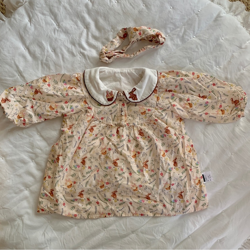 COPY - Rabbit Dress with headband